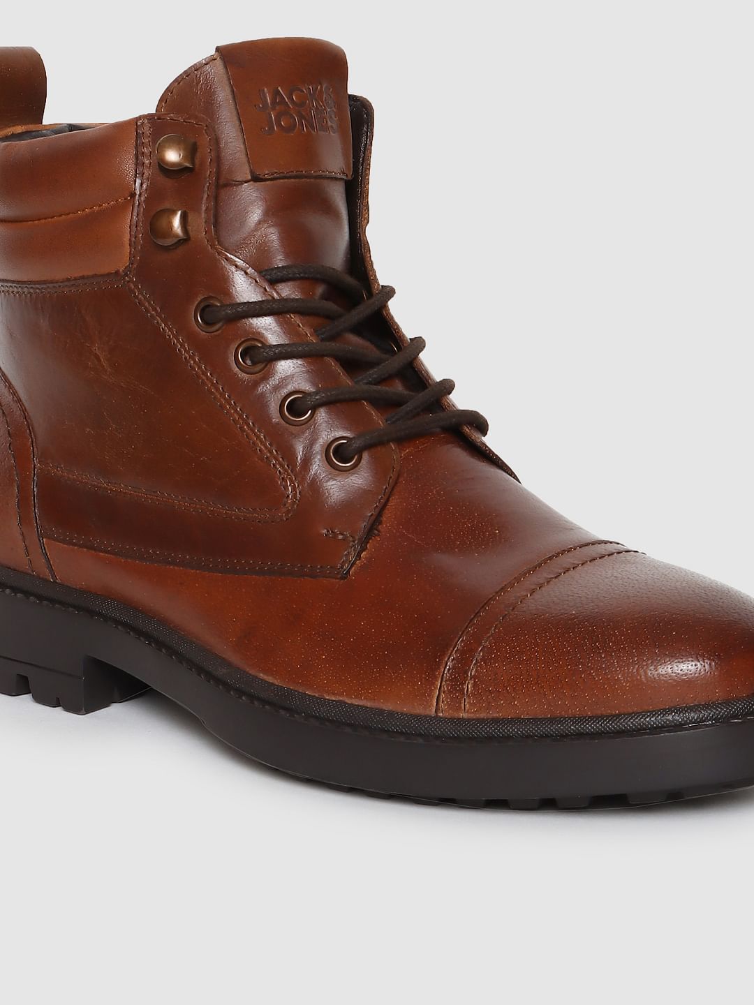 Brown Vintage Leather Boots