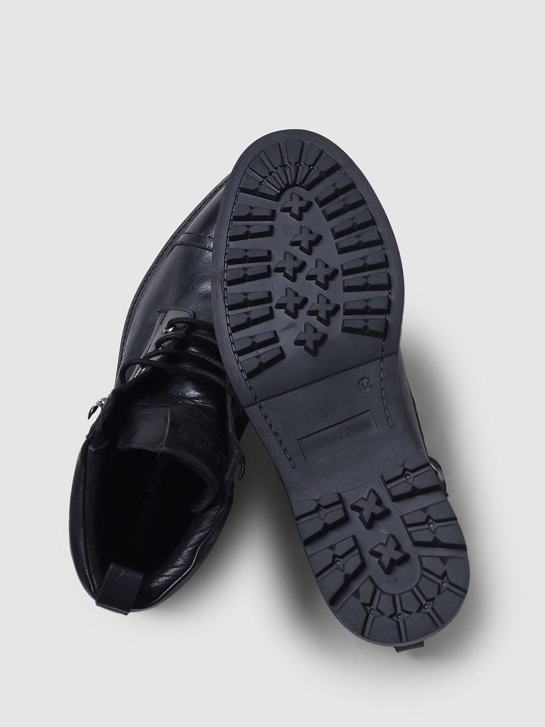 Black Vintage Leather Boots