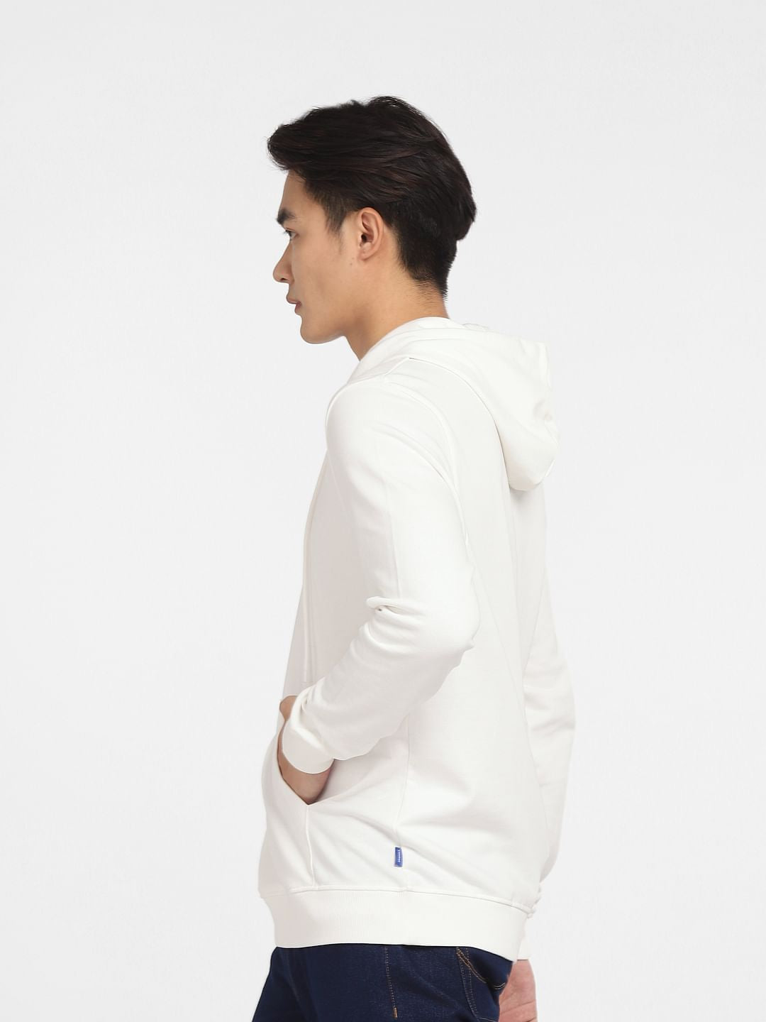 White Hooded Sweatshirt