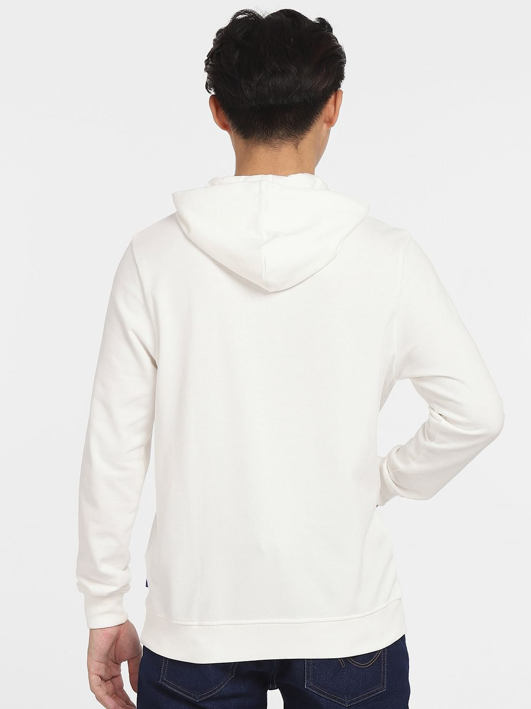 White Hooded Sweatshirt