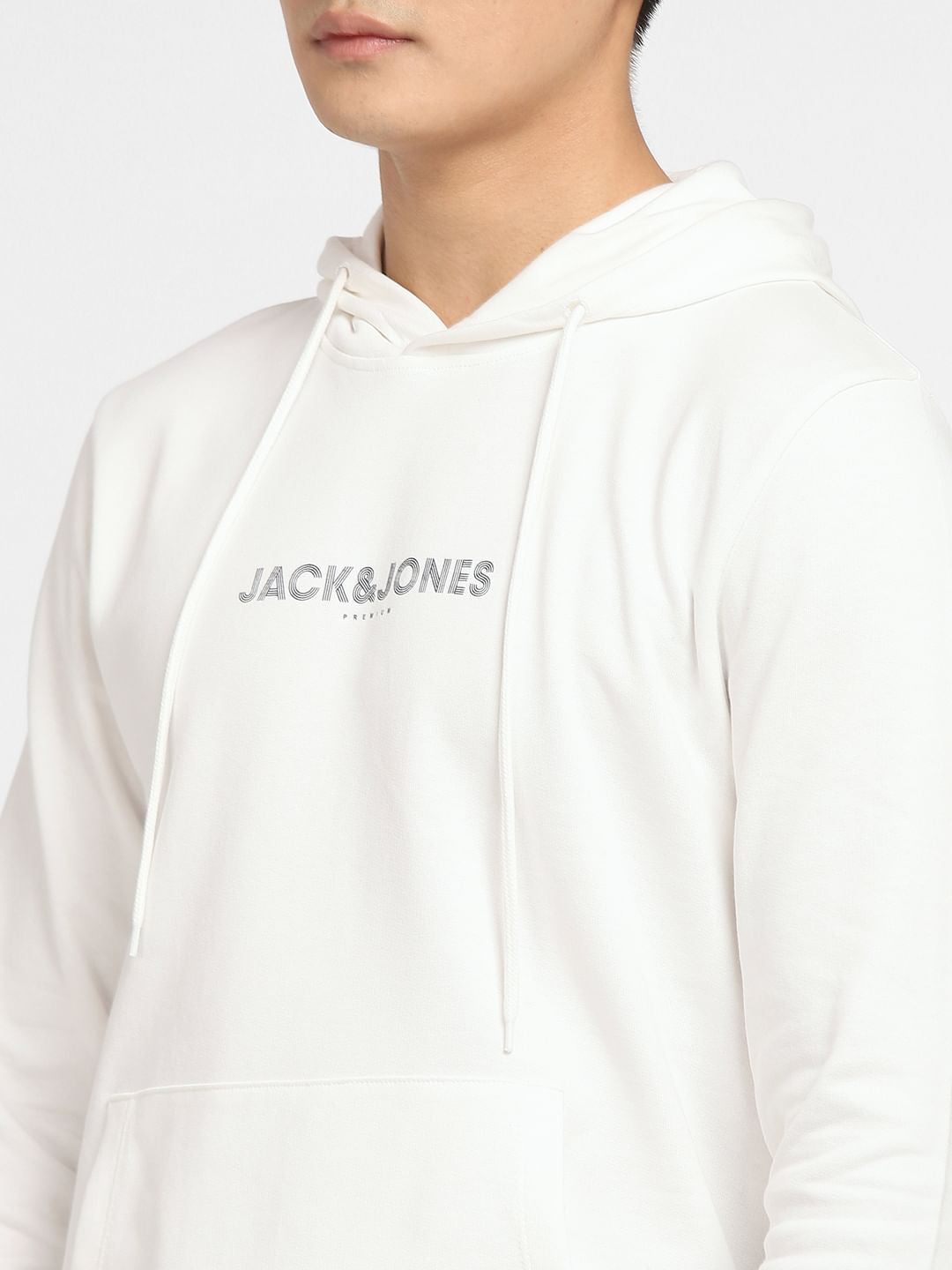 White Hooded Sweatshirt