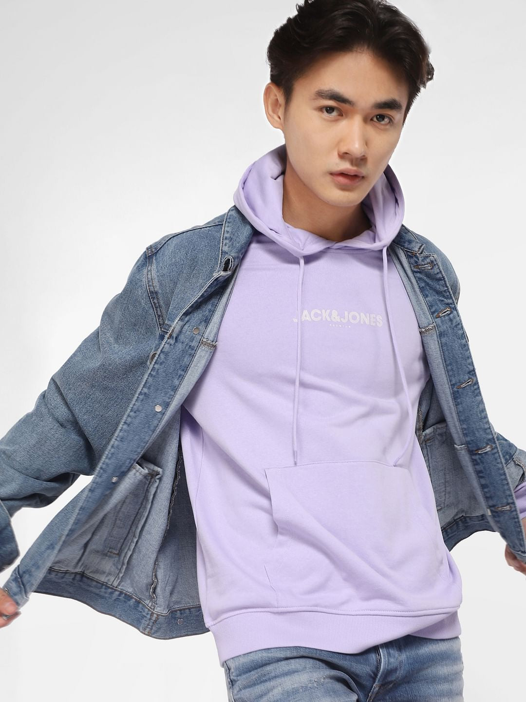 Purple Hooded Sweatshirt - S