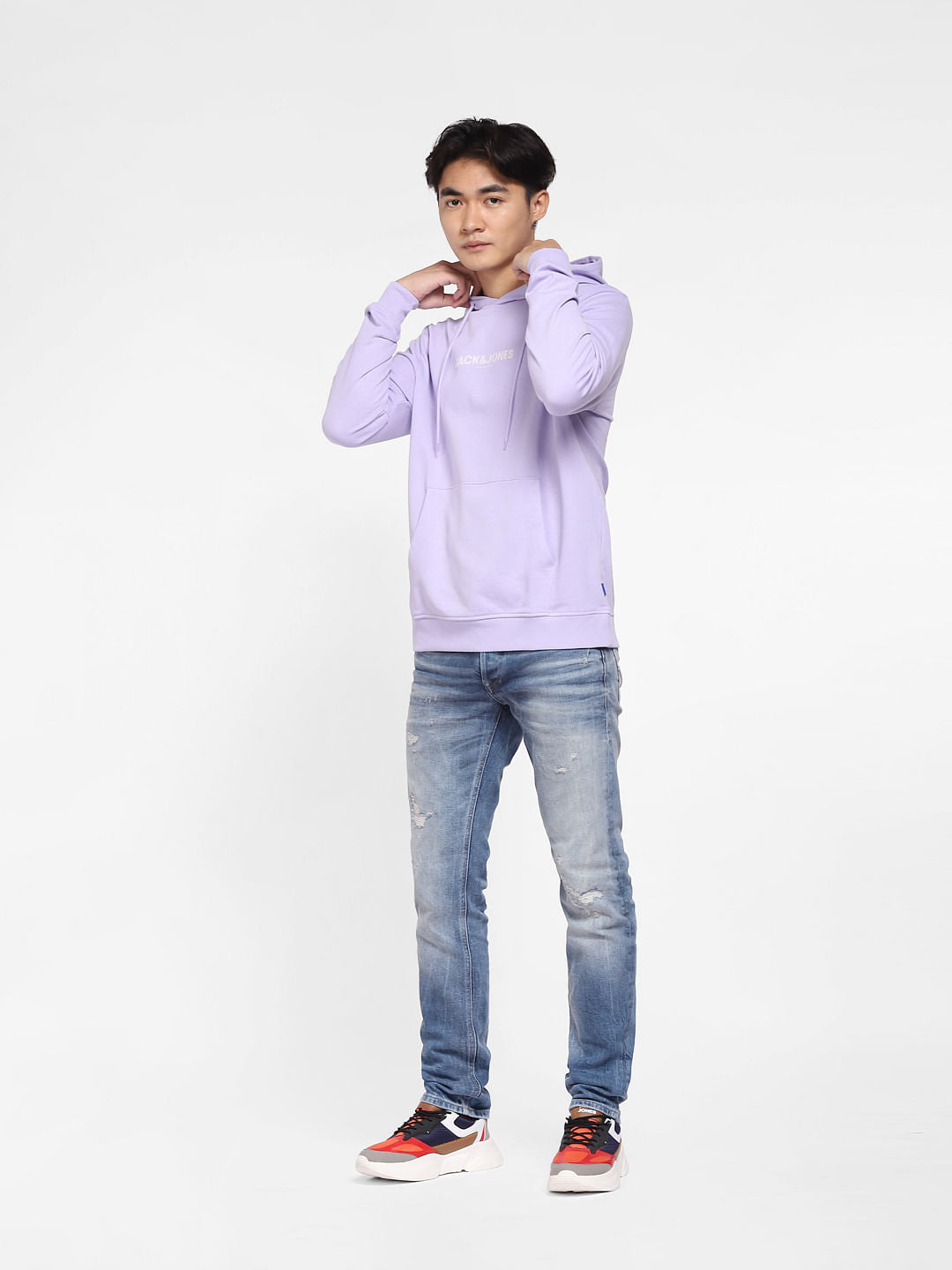 Purple Hooded Sweatshirt