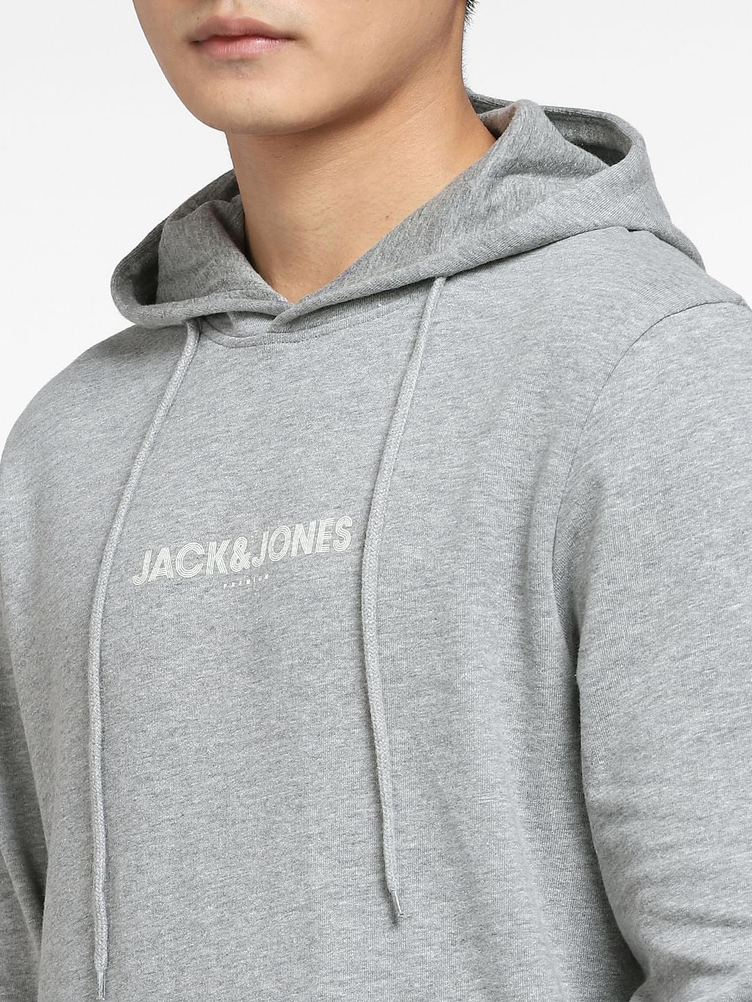 Grey Hooded Sweatshirt