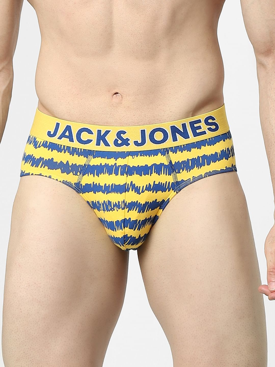 Yellow Striped Briefs - S