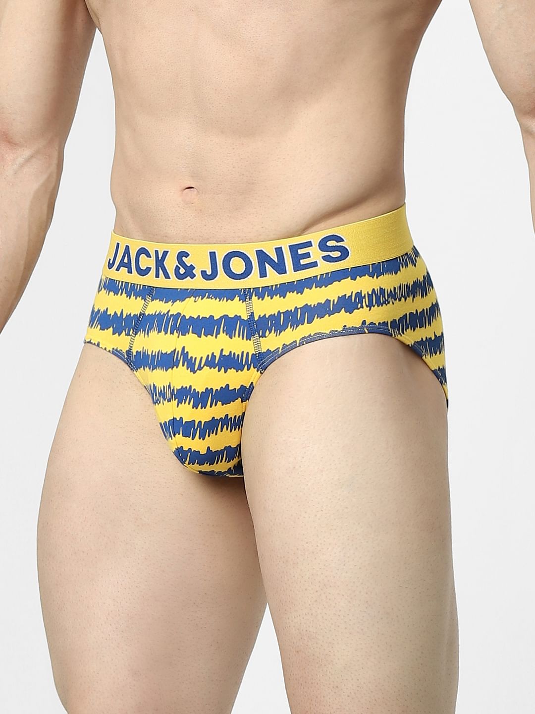 Yellow Striped Briefs