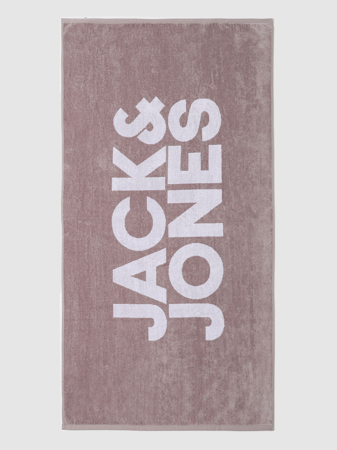 Grey Logo Print Towel - ONE