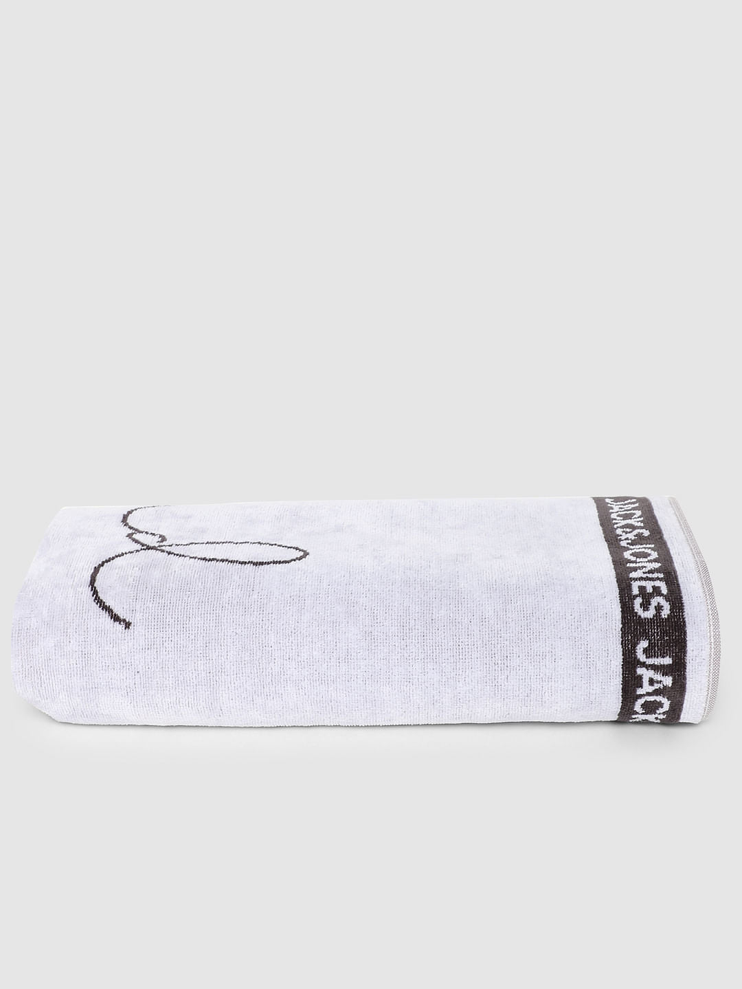 Turquoise Wave Print Towel