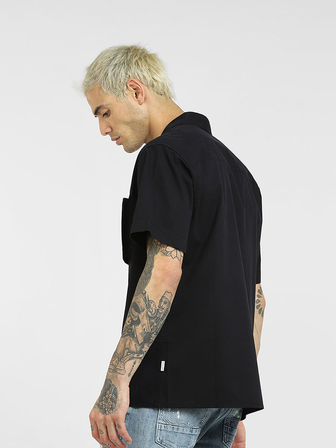 Green Oversized Half Sleeves Shirt