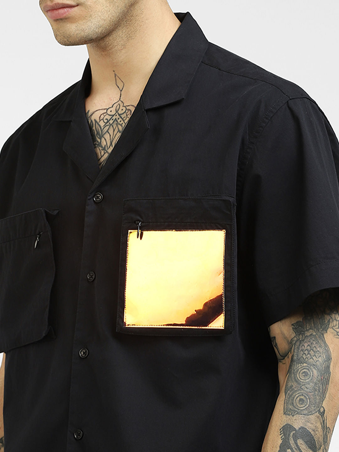 Green Oversized Half Sleeves Shirt