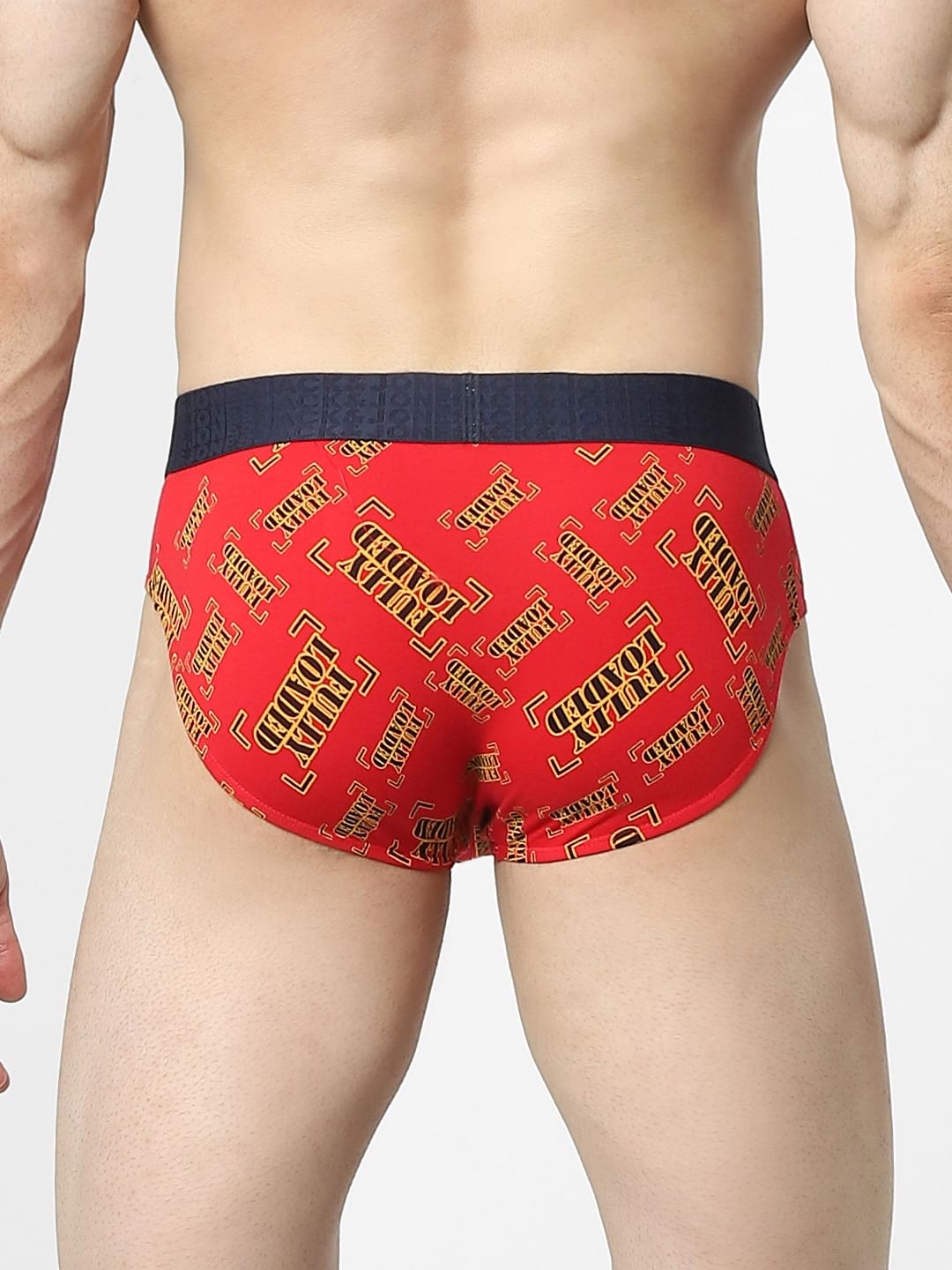 Red Printed Briefs