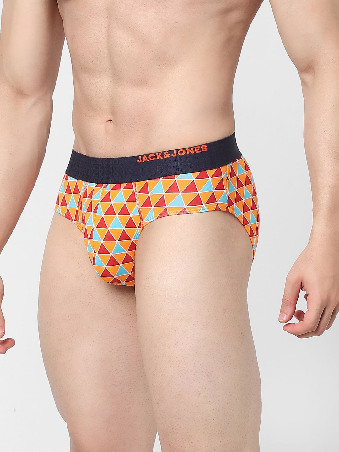 Orange Printed Briefs