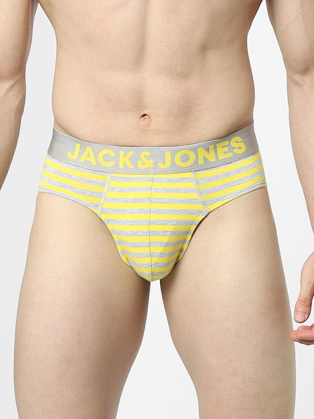Yellow Striped Briefs