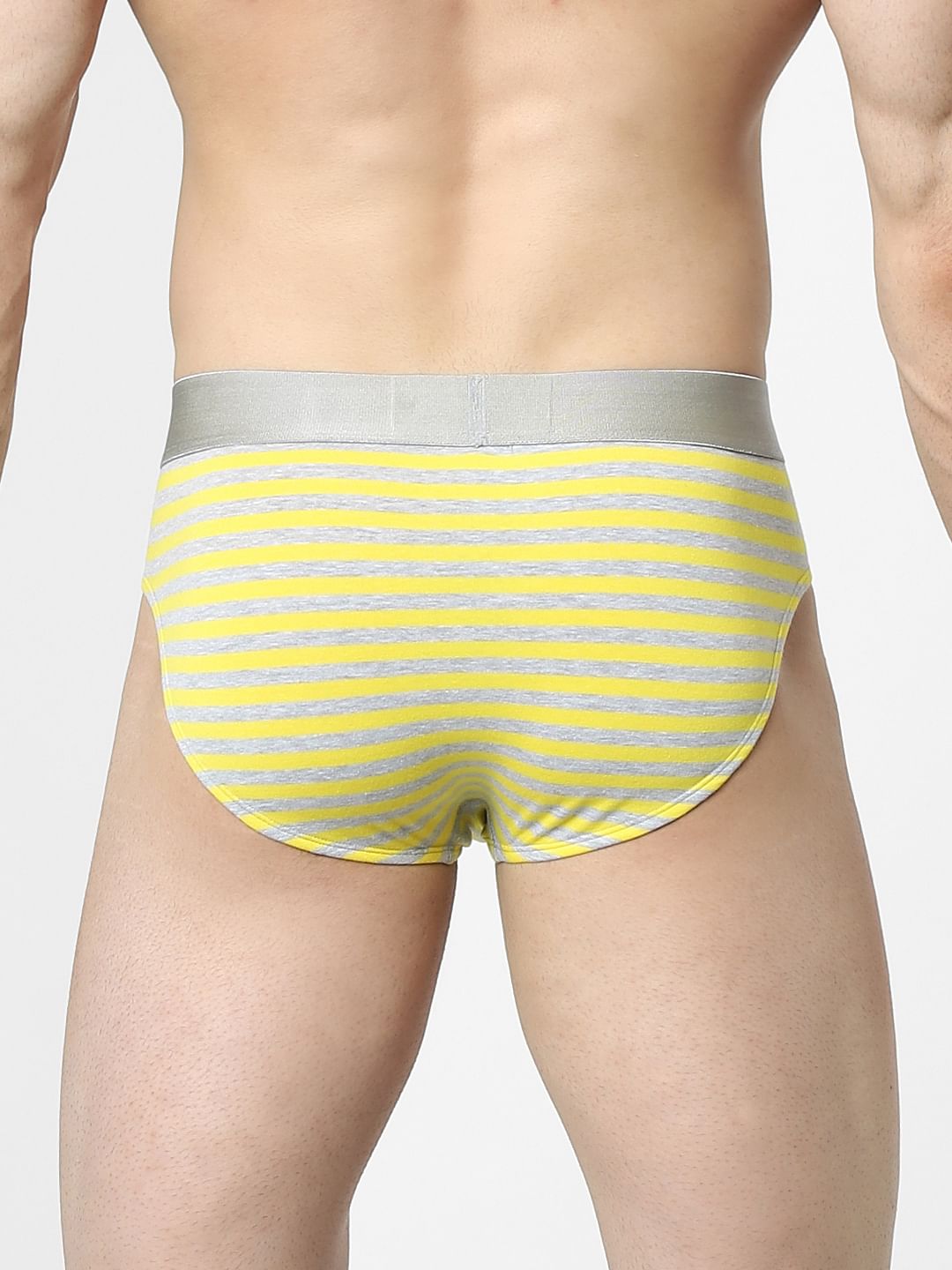 Yellow Striped Briefs