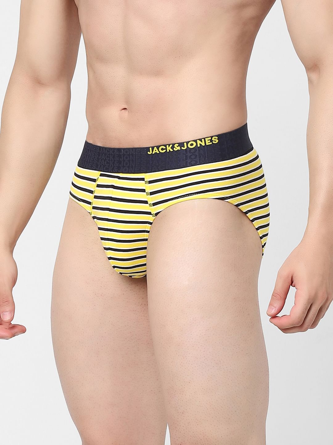 Yellow Striped Briefs