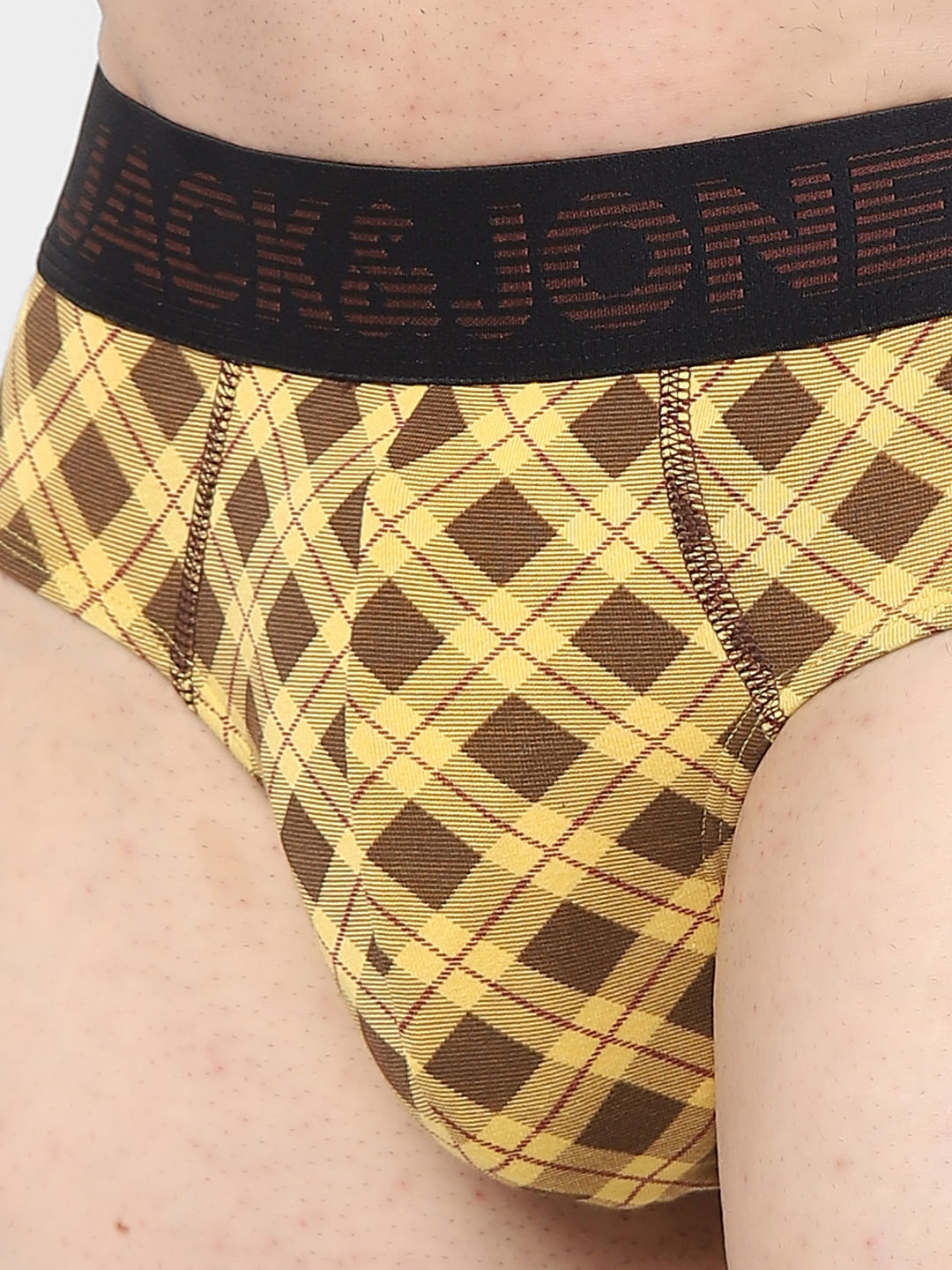 Yellow Check Briefs
