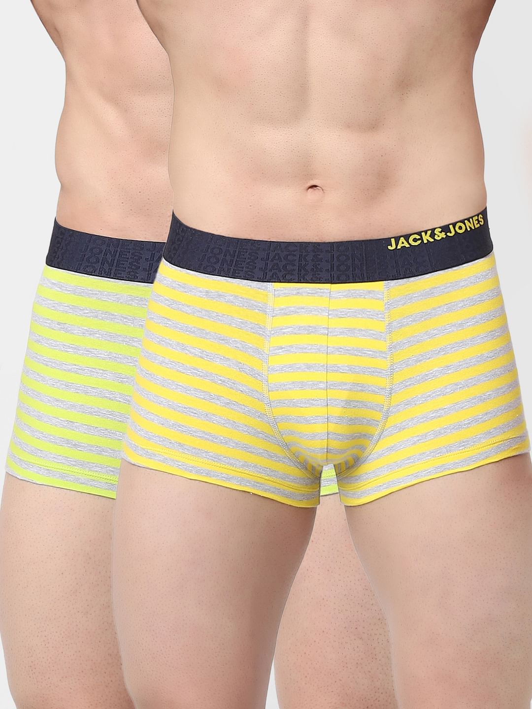 Pack Of 2 Striped Trunks - S