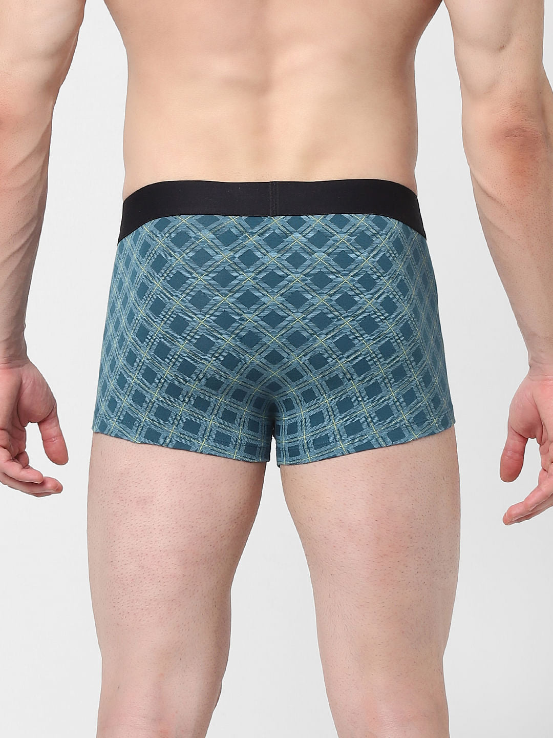 Blue Check Trunks