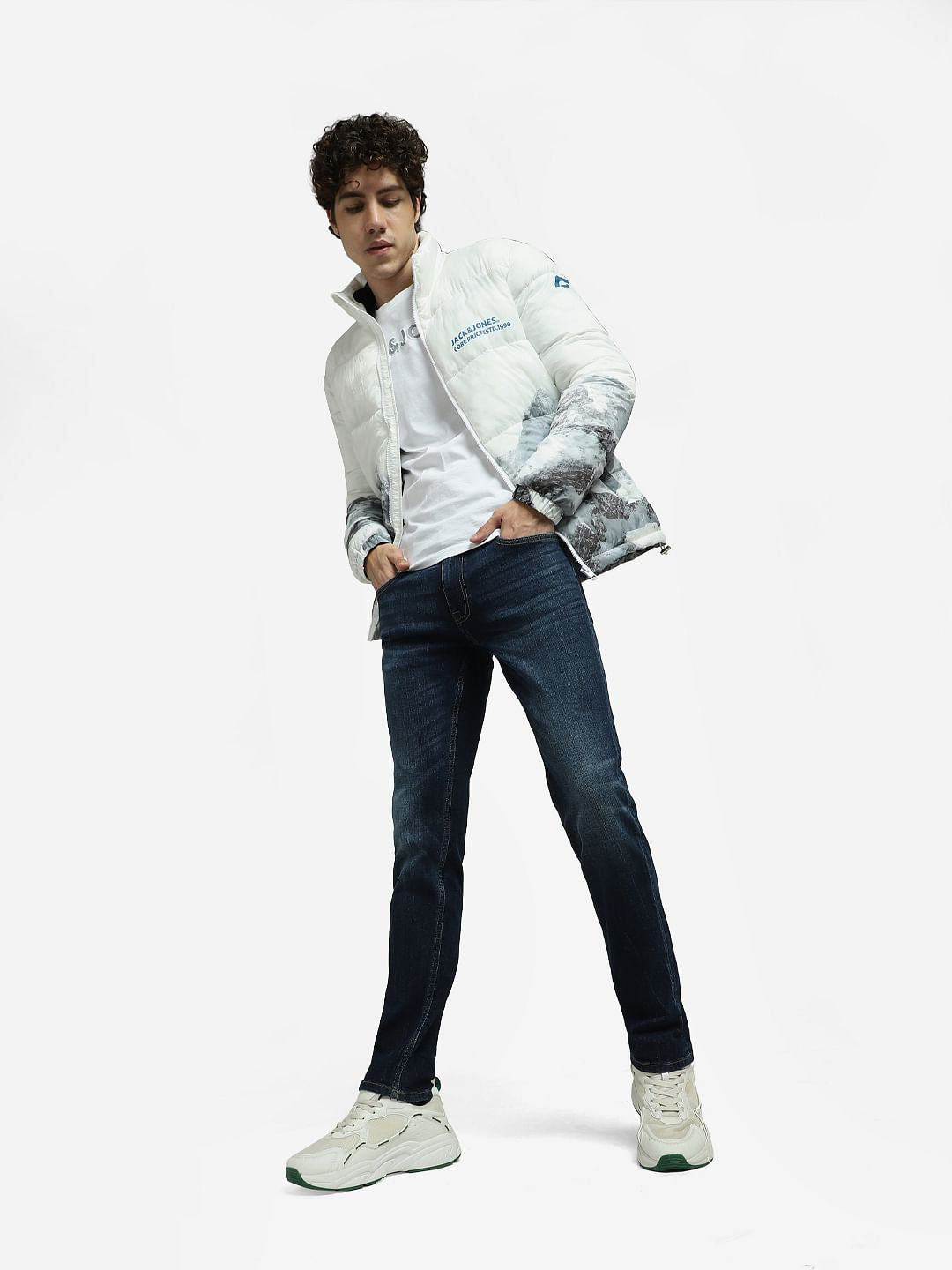 Dark Blue Low Rise Ben Skinny Jeans - 28/30