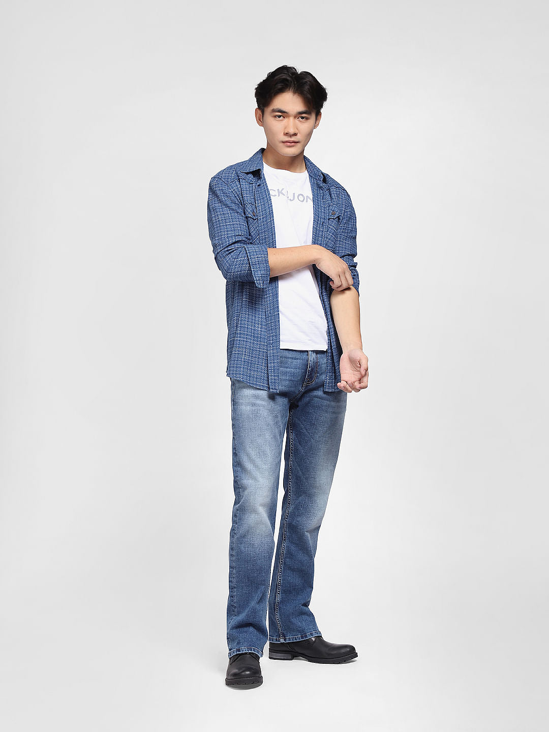 Blue High Rise Ray Bootcut Jeans - 28/30