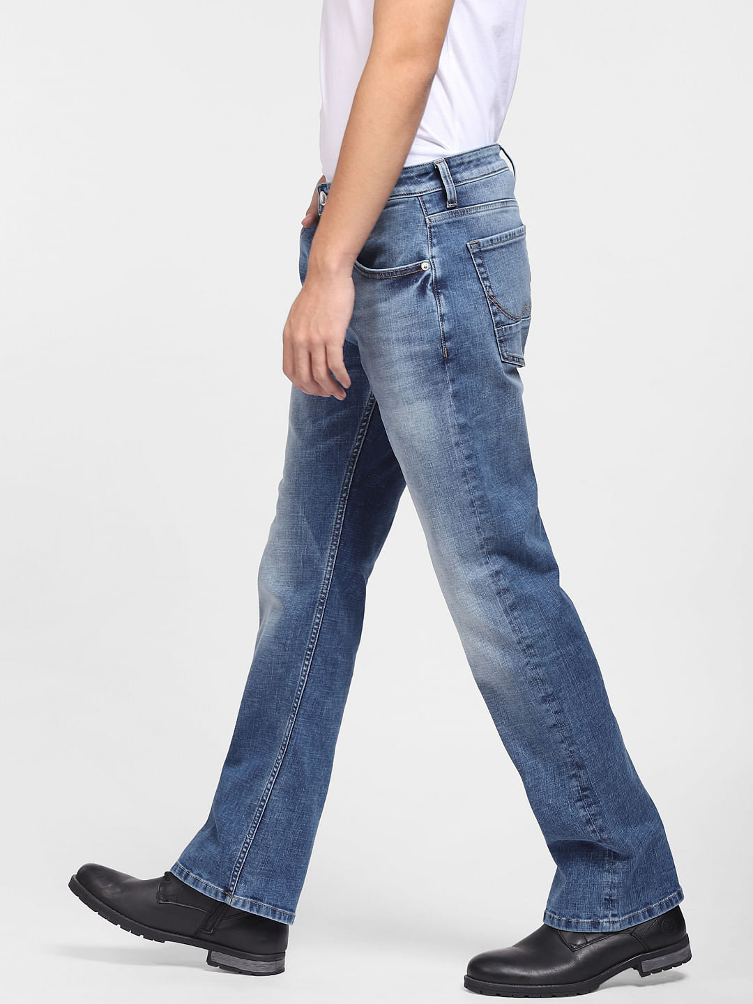 Blue High Rise Ray Bootcut Jeans