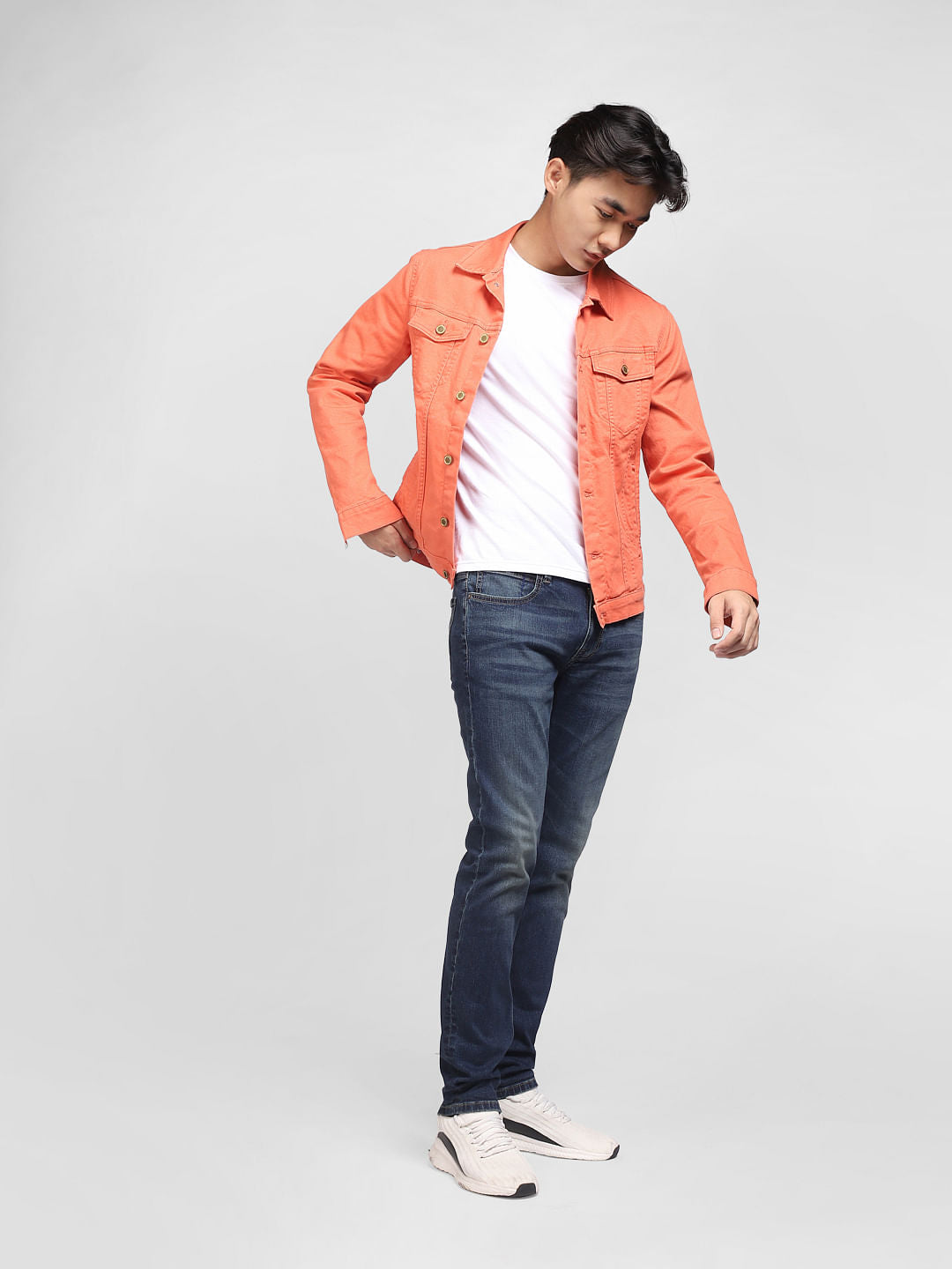 Dark Blue Low Rise Ben Skinny Fit Jeans - 28/30