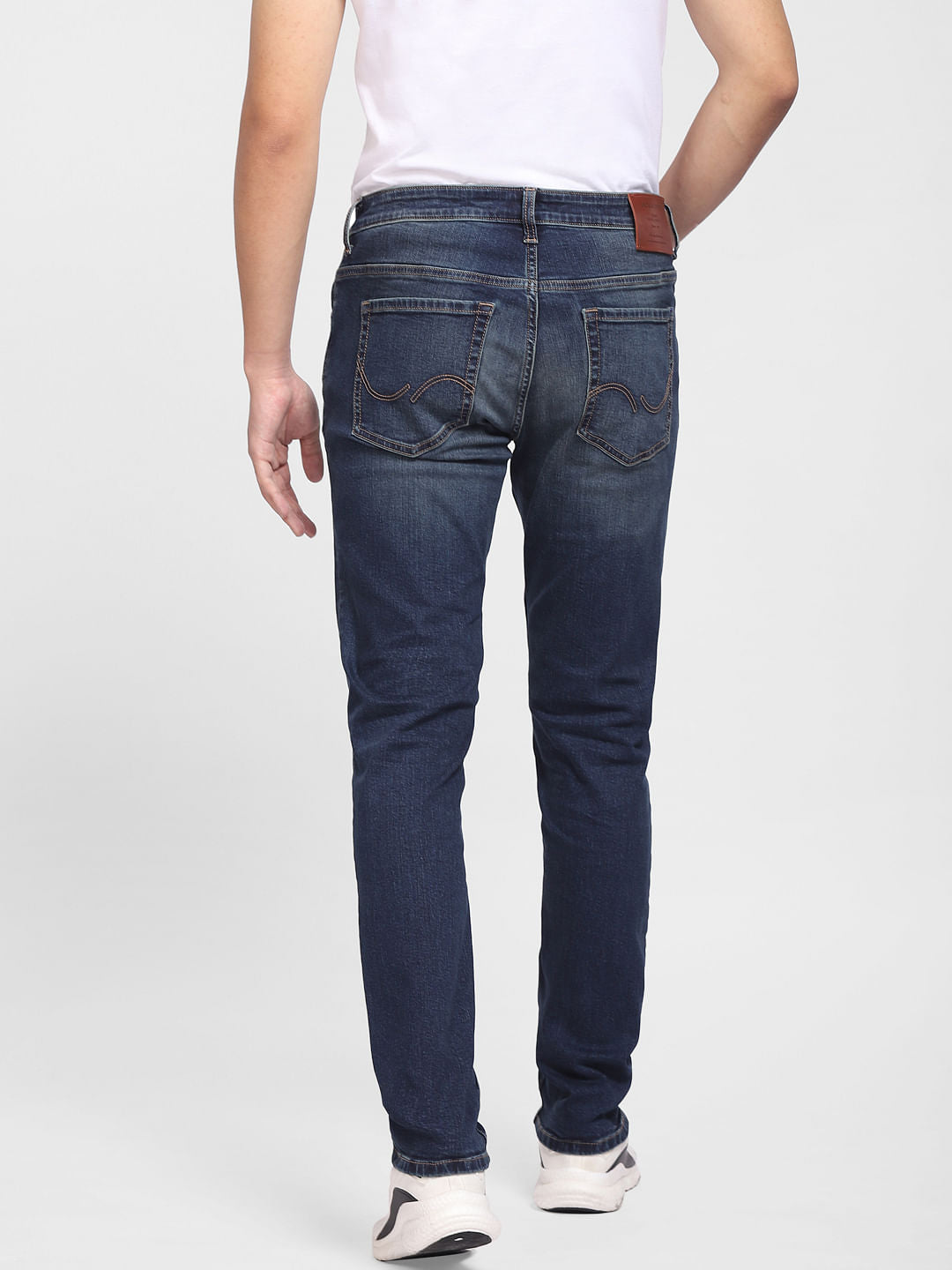 Dark Blue Low Rise Ben Skinny Fit Jeans