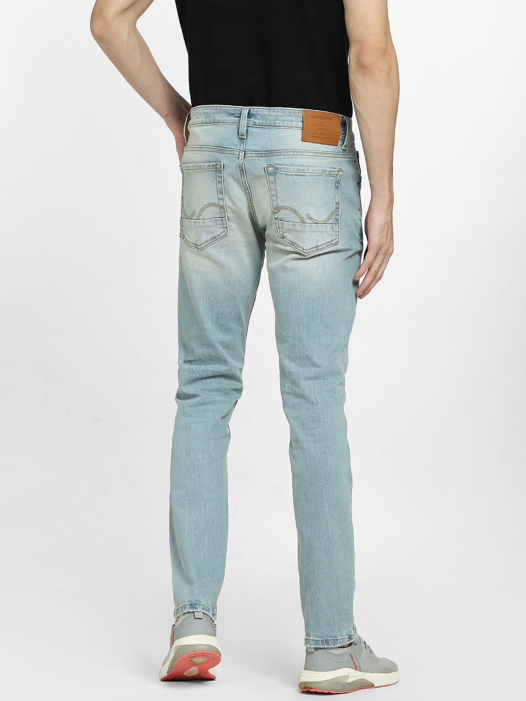 Blue Low Rise Glenn Slim Fit Jeans