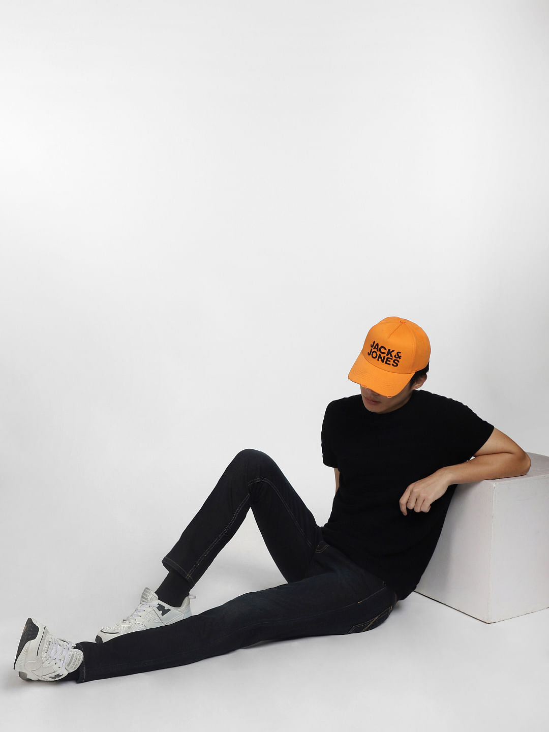 Dark Blue Low Rise Glenn Slim Fit Jeans