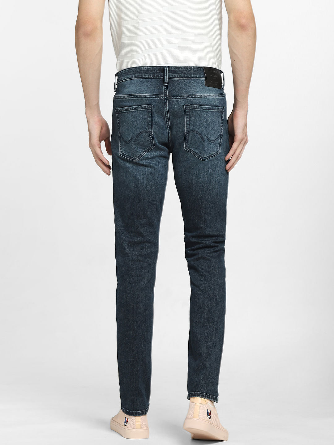 Dark Blue Low Rise Ben Skinny Jeans