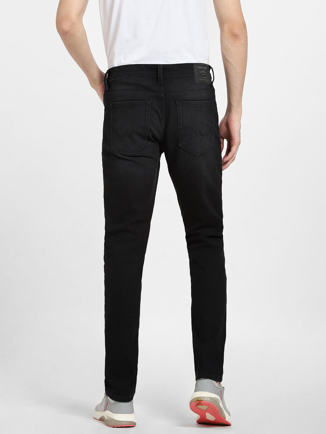 Black Low Rise Glenn Slim Fit Jeans