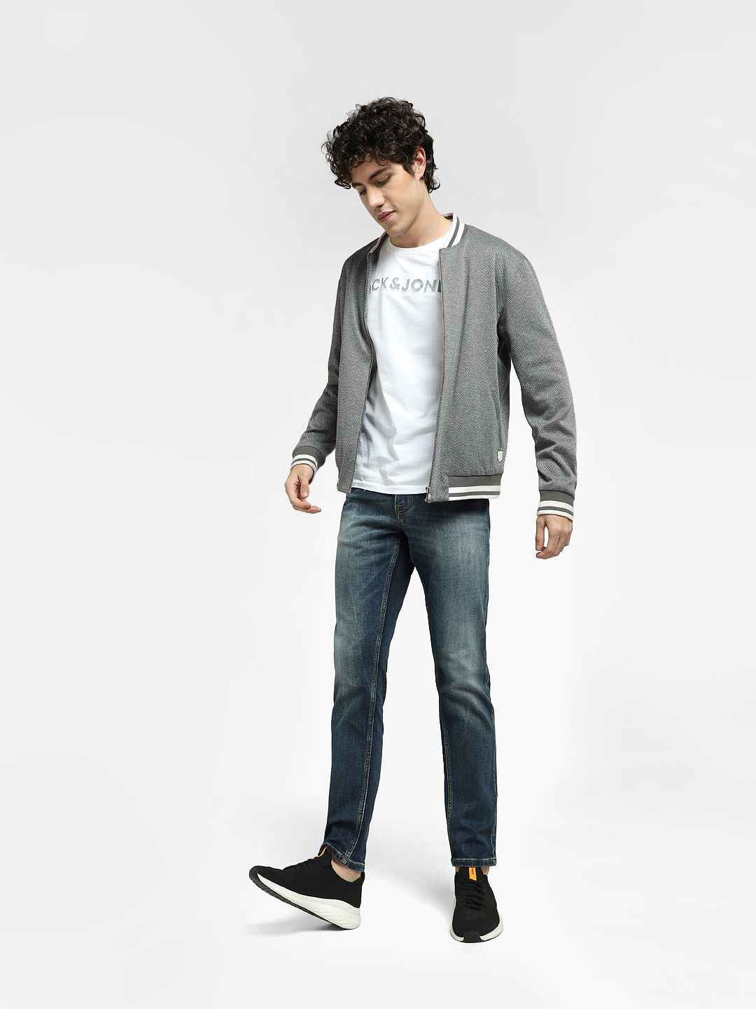 Dark Blue Low Rise Glenn Slim Fit Jeans - 28/30