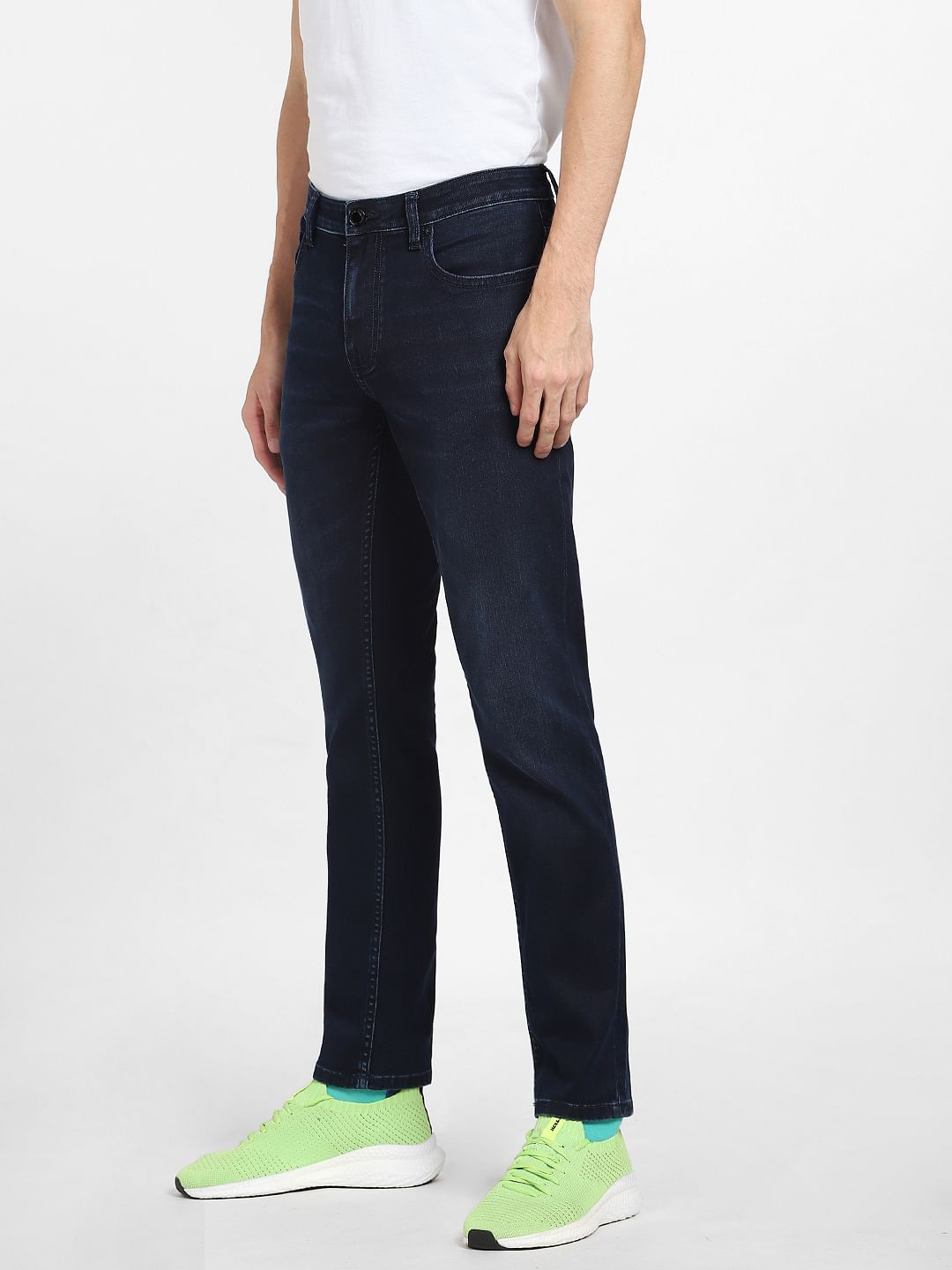 Dark Blue Low Rise Ben Skinny Jeans