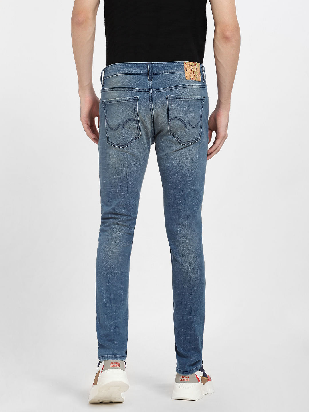 Blue Low Rise Liam Skinny Jeans