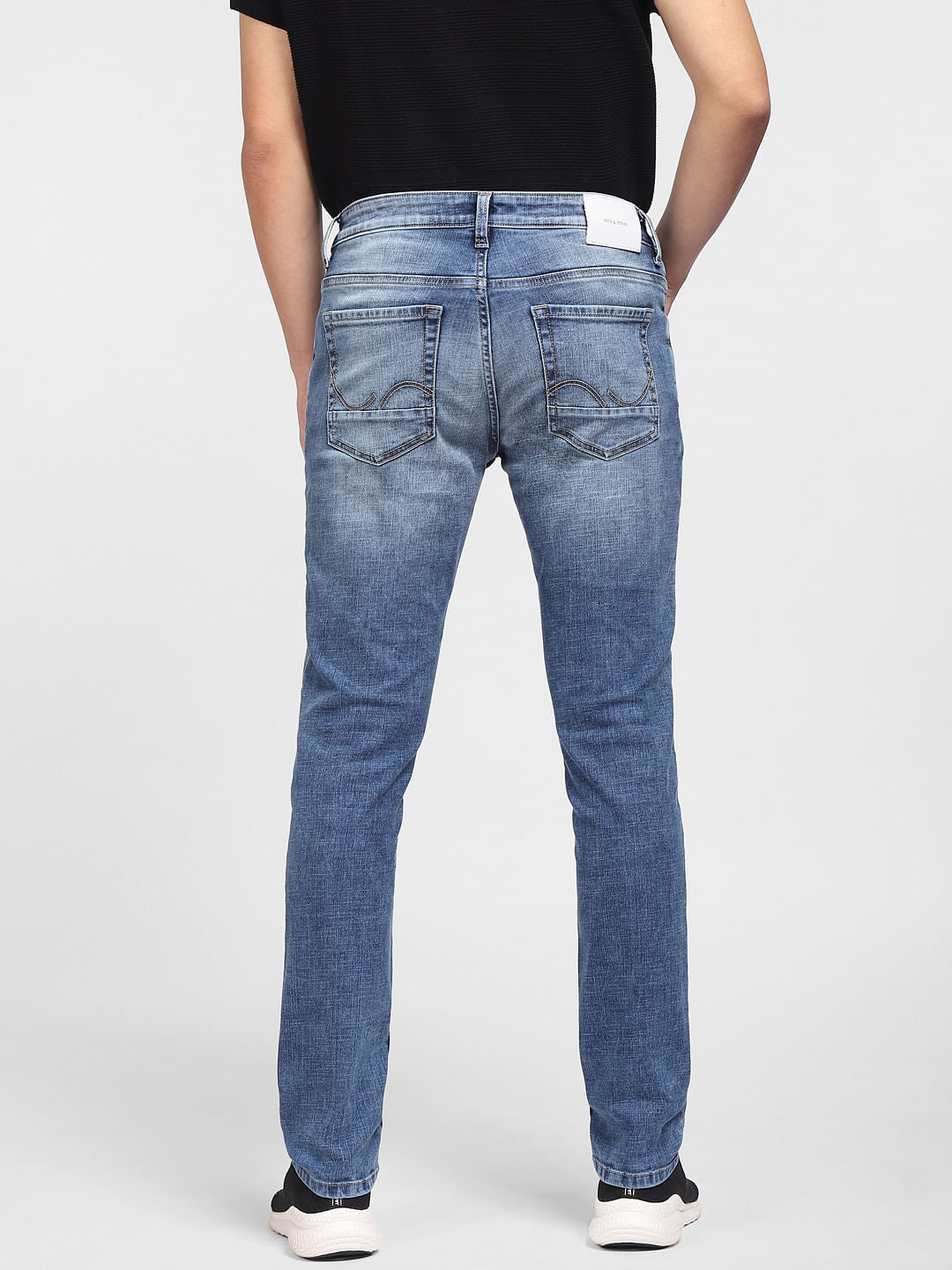 Blue Low Rise Ben Skinny Fit Jeans