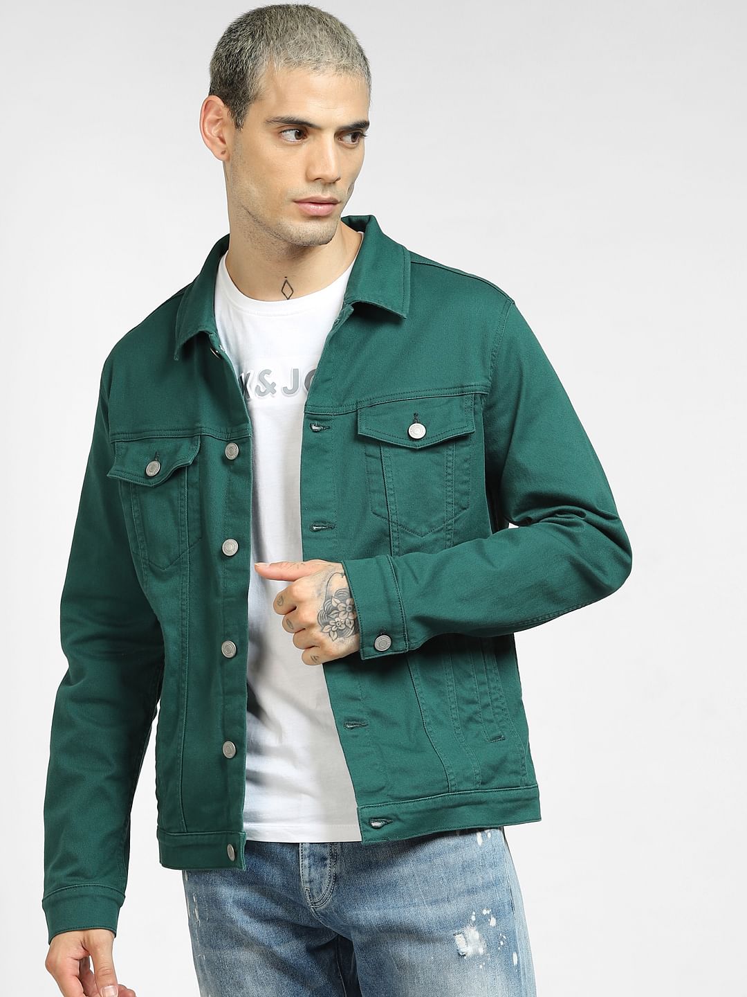 Green Denim Jacket