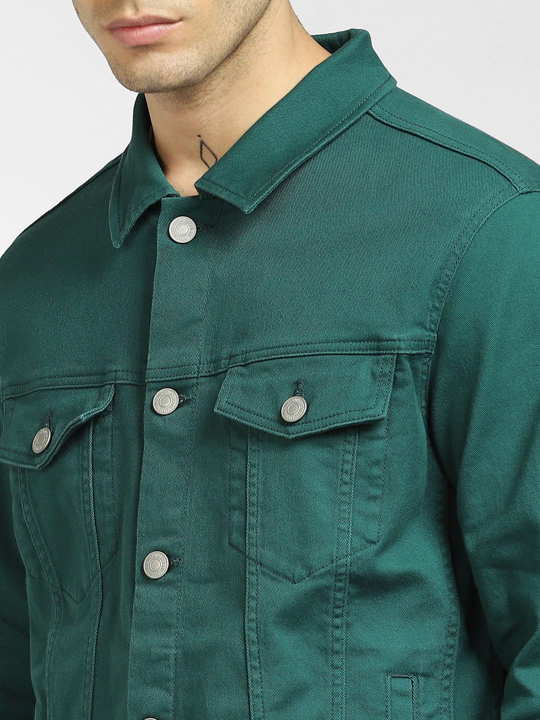 Green Denim Jacket