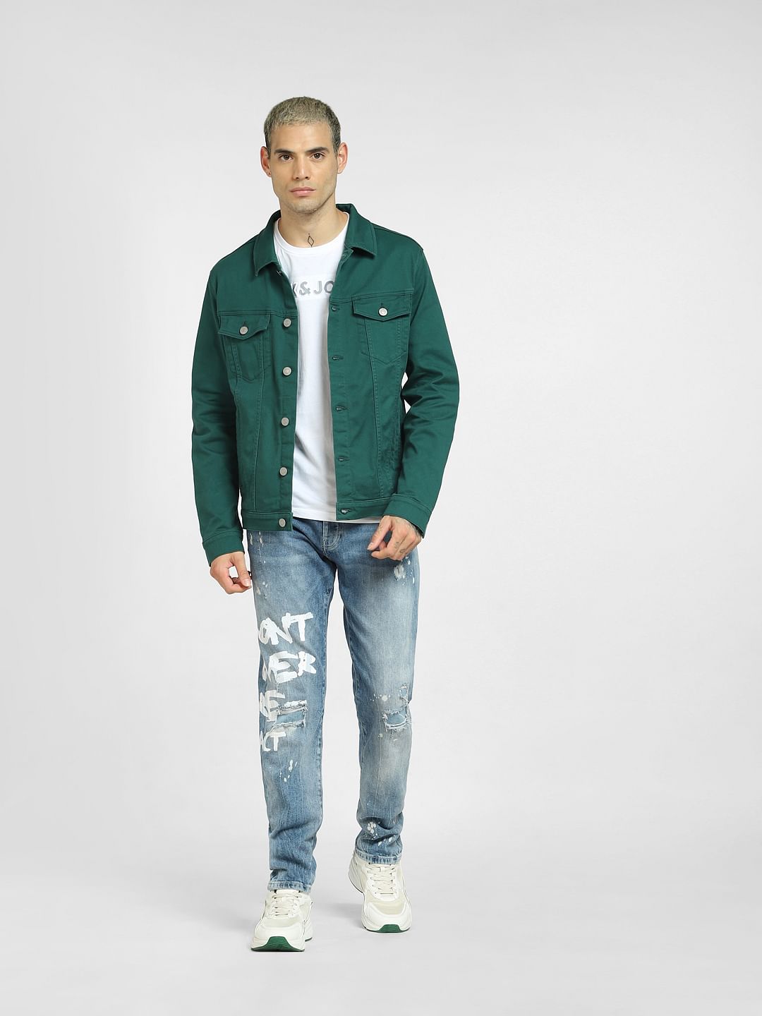 Green Denim Jacket