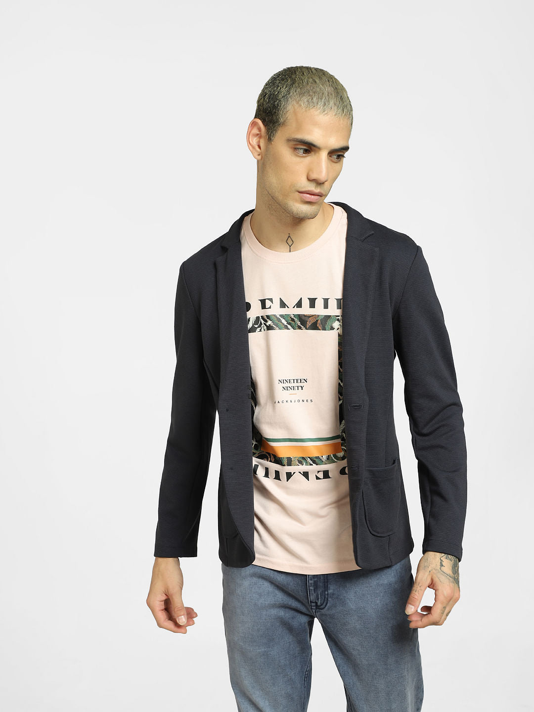 Pink Graphic Print Crew Neck T-shirt - S
