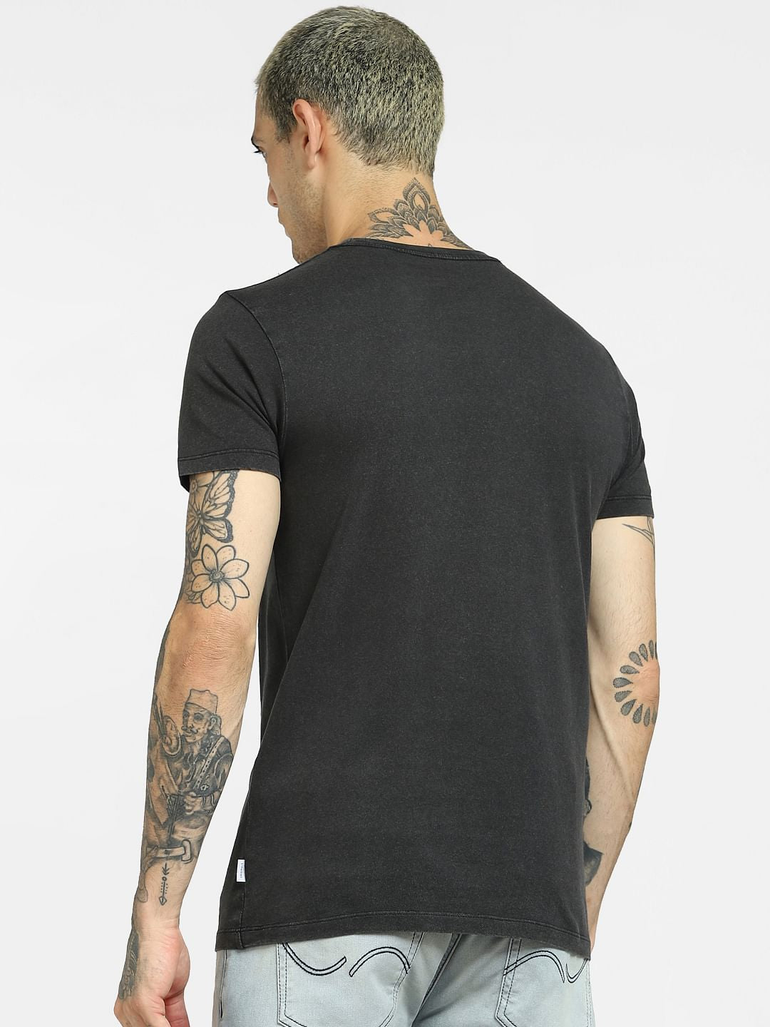 Dark Grey Crew Neck T-shirt