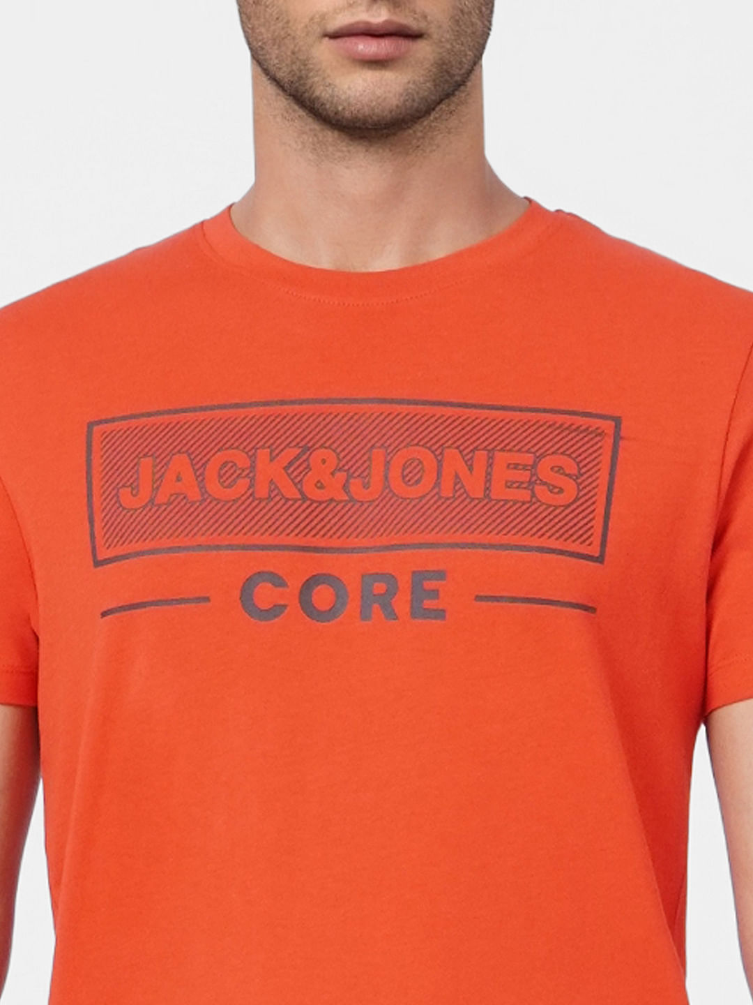 Red Graphic Crew Neck T-shirt