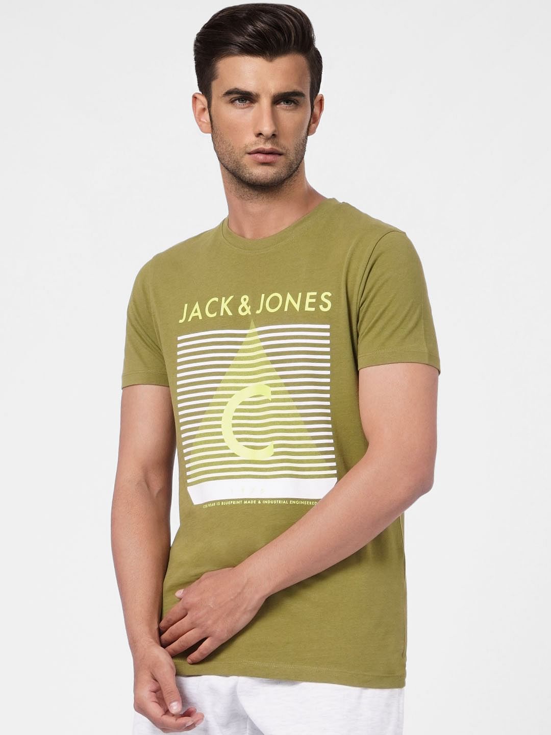 Green Horizontal Stripe T-shirt