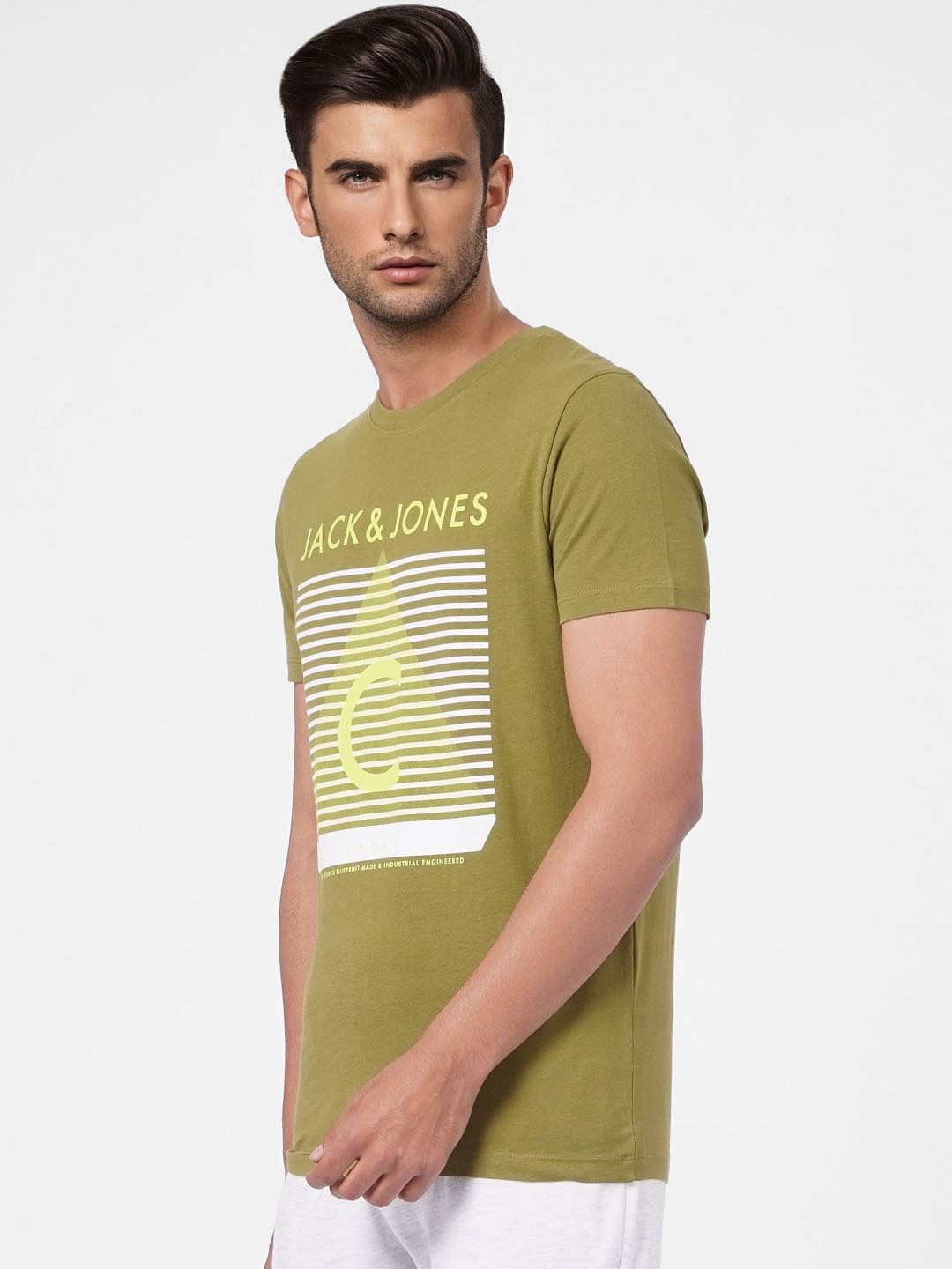 Green Horizontal Stripe T-shirt