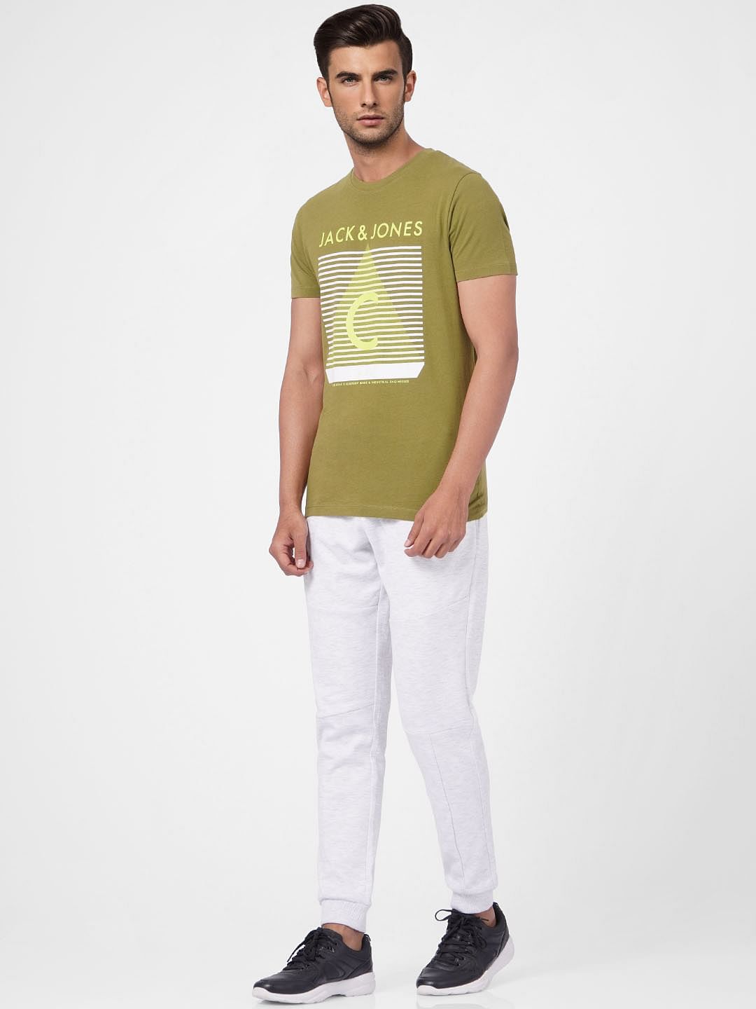 Green Horizontal Stripe T-shirt