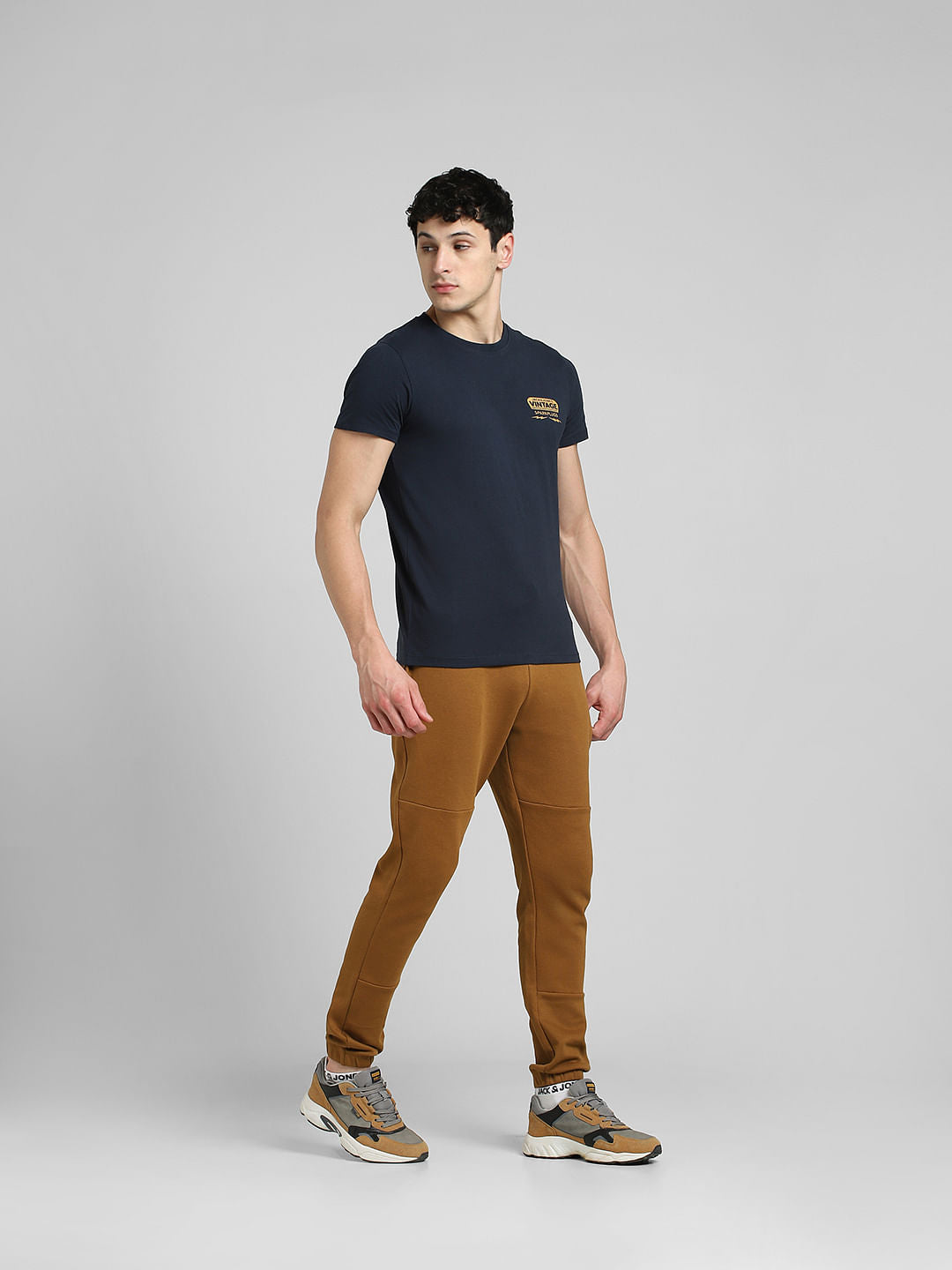 Blue Crew Neck T-shirt