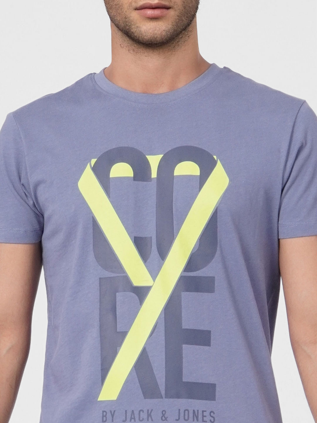 White Graphic Print Crew Neck T-shirt
