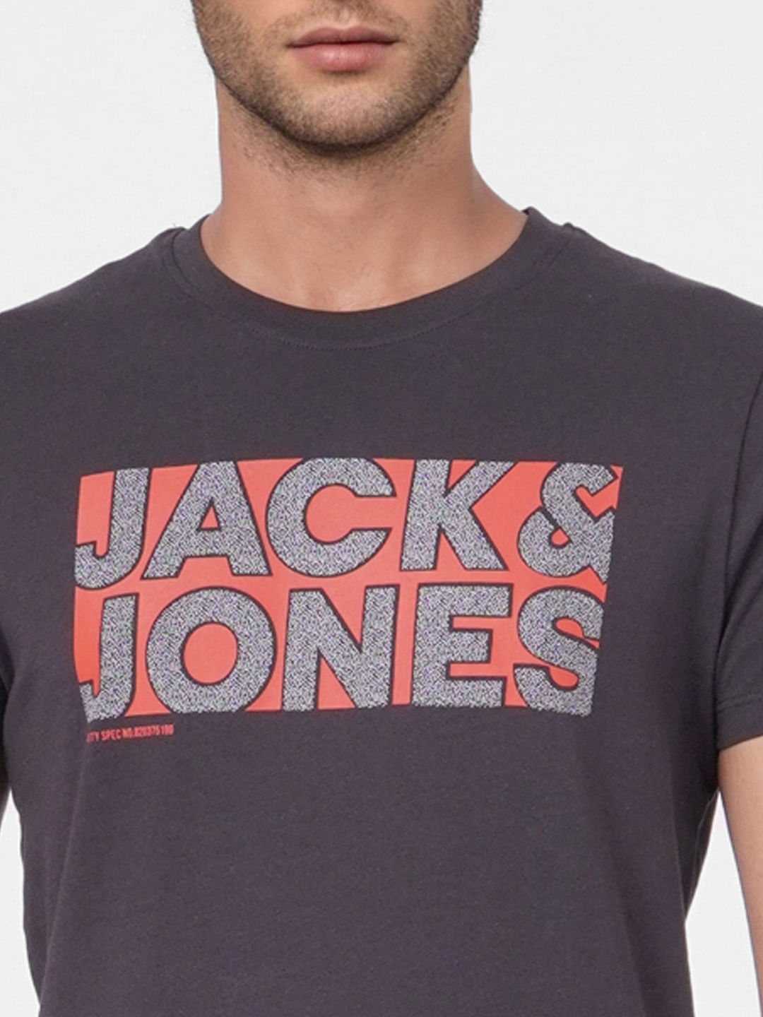 Black Graphic Print Crew Neck T-shirt