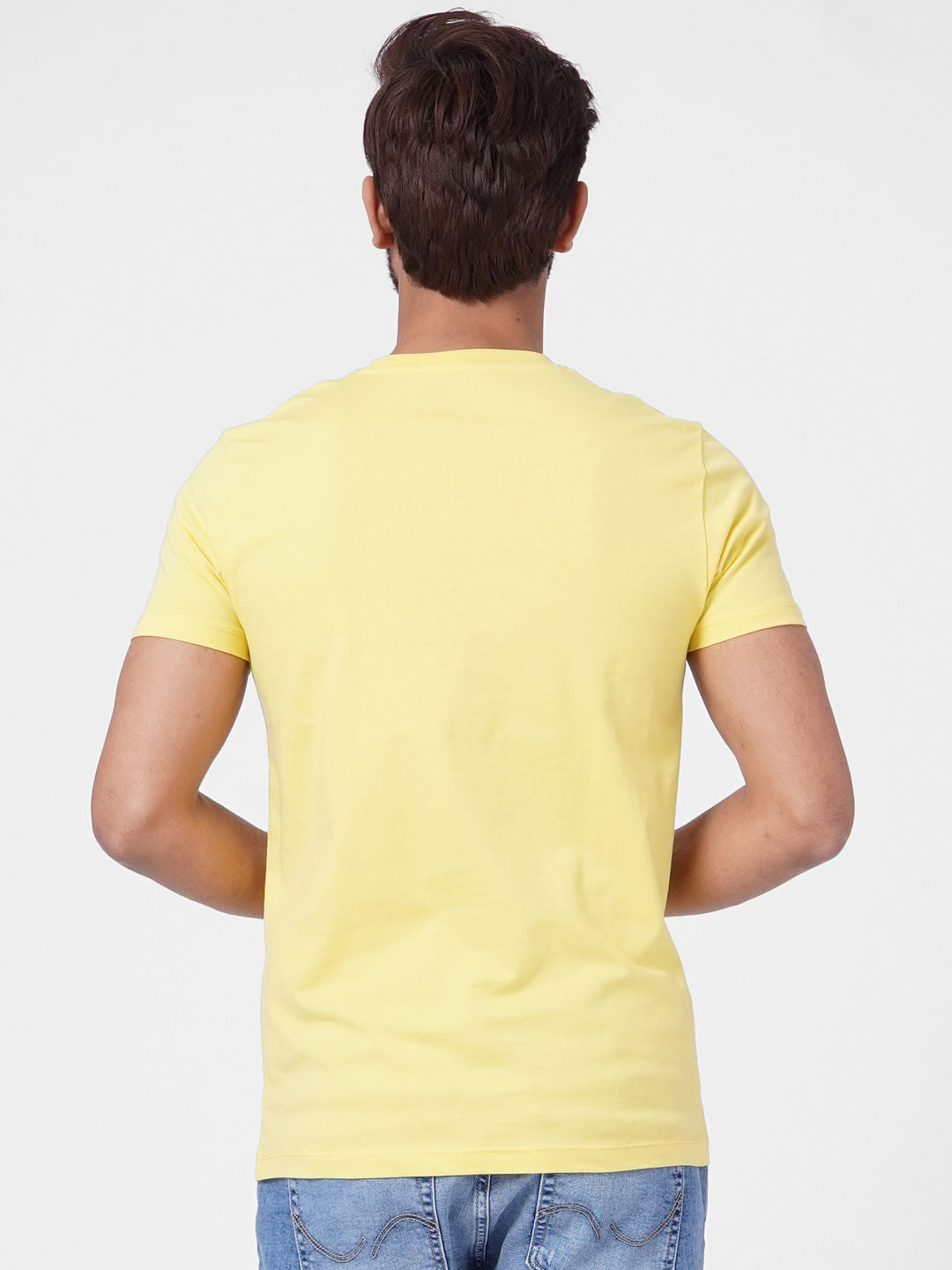Yellow Crew Neck T-shirt