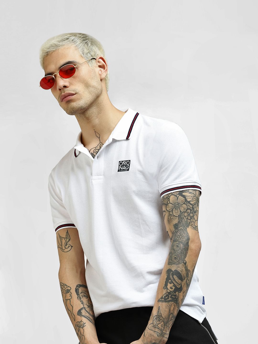 White Polo T-shirt