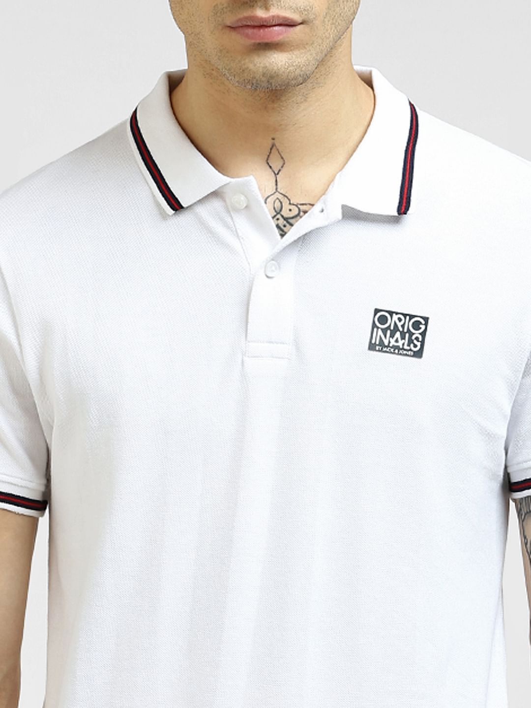 White Polo T-shirt